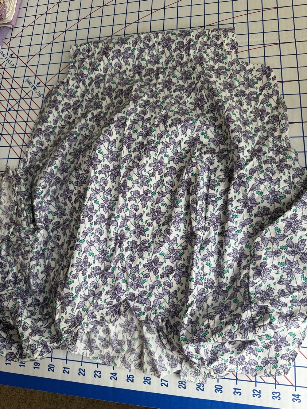 Vintage Purple Cutter Textile Lot 1940s Dress Pillowcases Corduroy Rick Rack